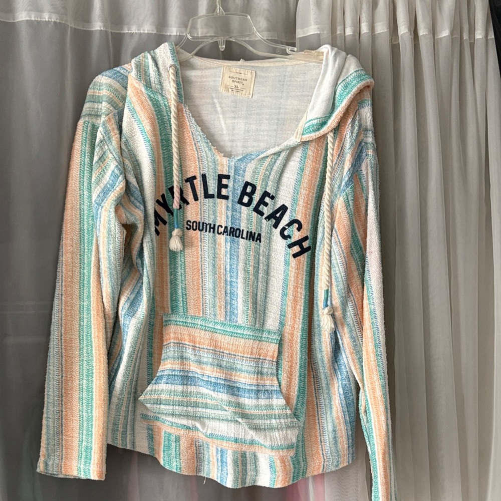 Striped Hoodie Sweatshirt